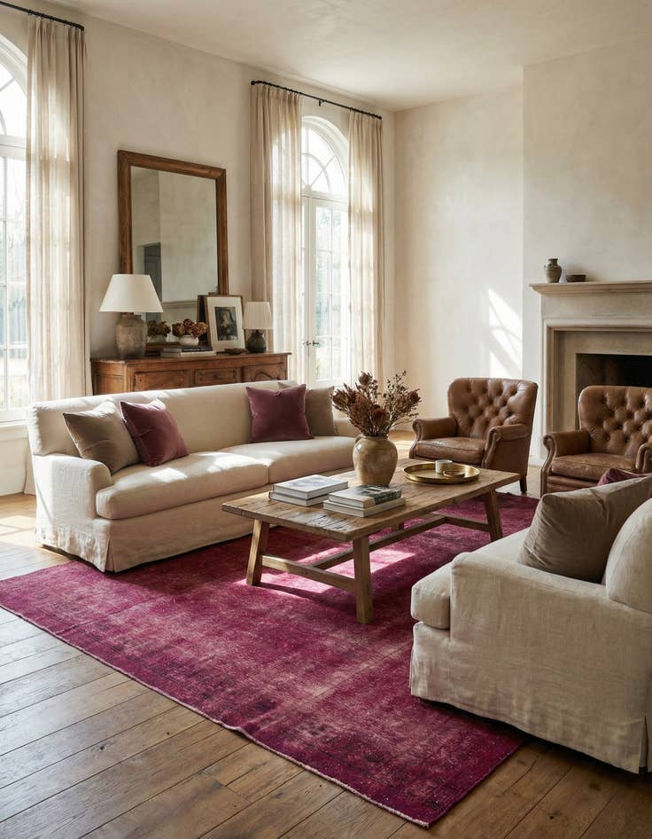 Detail image of 9' 7 x 11' 4  Hand Knotted Ultra Vintage Persian Wool Square Rug