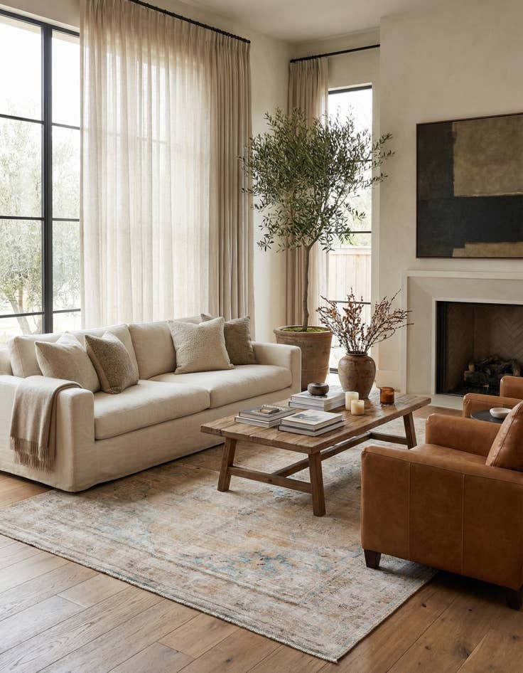 Detail image of 7' x 10' 7  Hand Knotted Ultra Vintage Persian Wool Rug