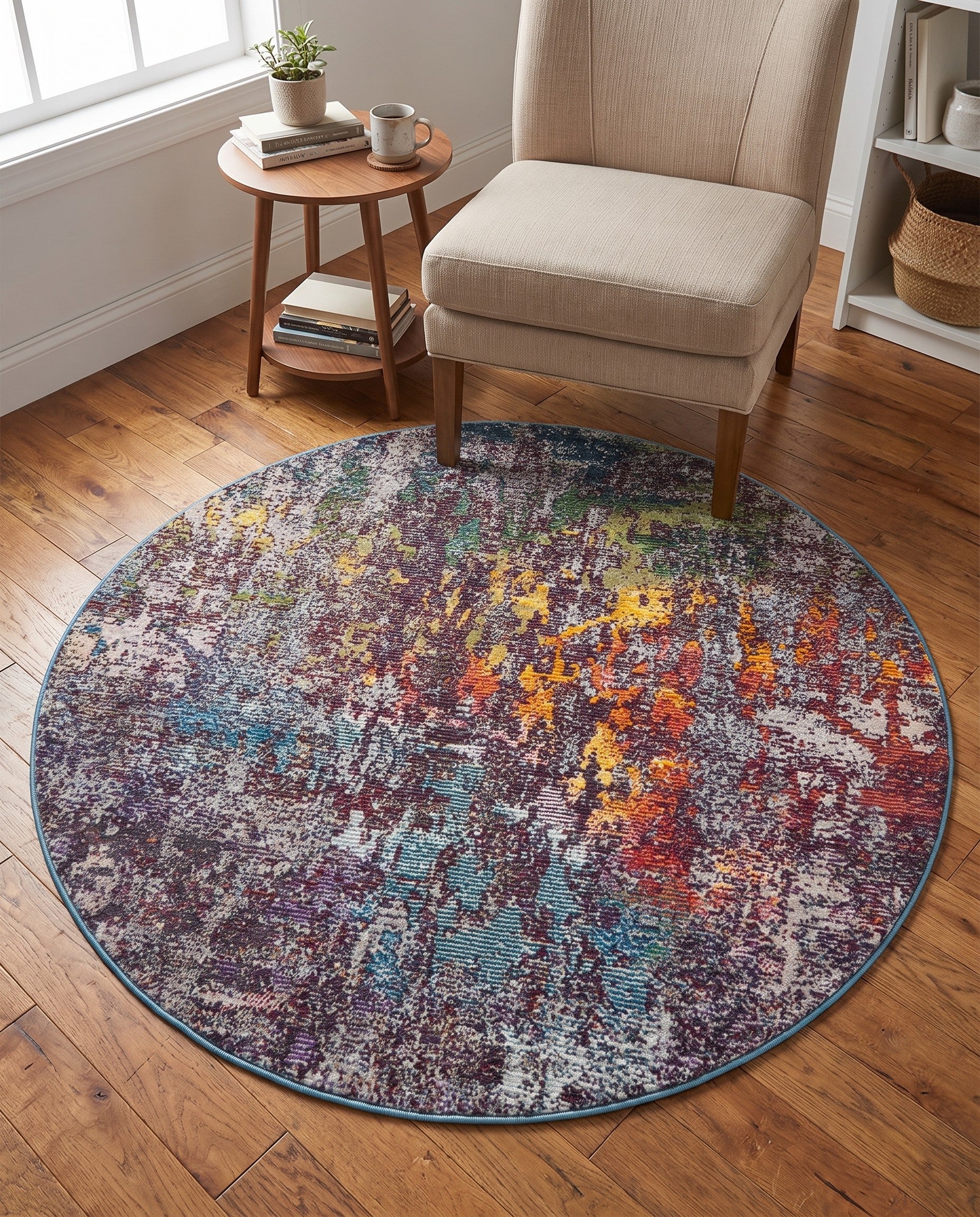 4' x 4' Starlight Round Rug
