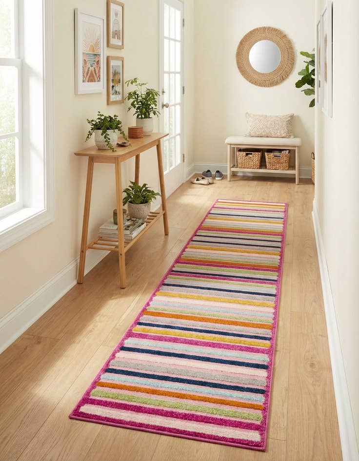 Detail image of 2' x 10' Easy-Clean Aruba Indoor / Outdoor Runner Rug