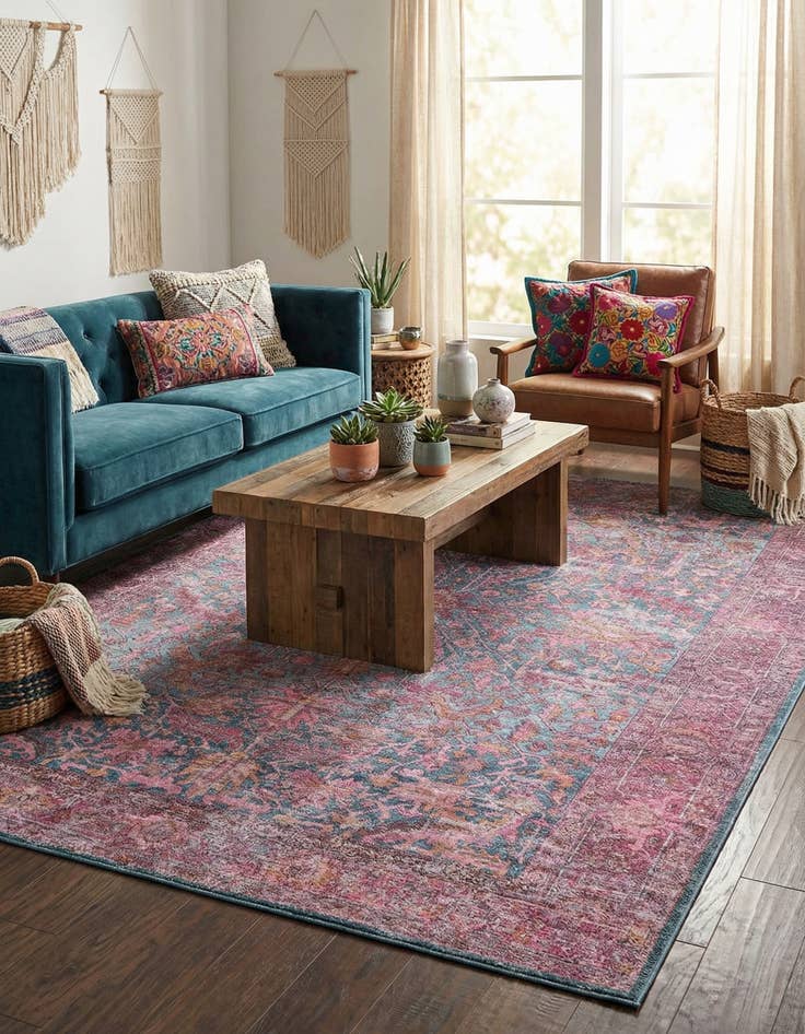 Detail image of 9' 2 x 12'  Washable Mangata Rug