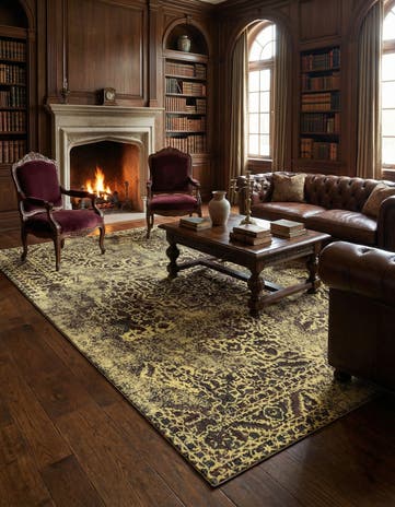 8' 4 x 11' 4 Vintage Royal Wool Rug