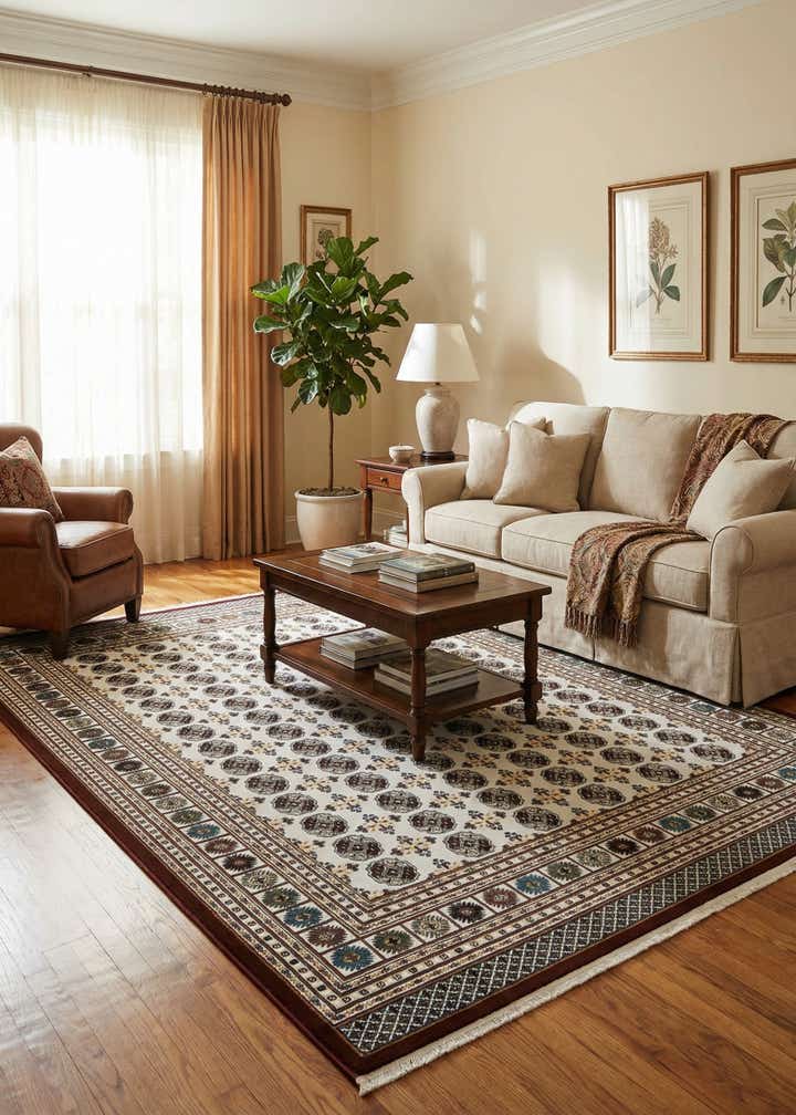7' 10 x 10' Nain Design Rug