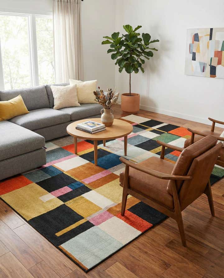 9' x 12' Easy-Clean Casablanca Indoor / Outdoor Rug