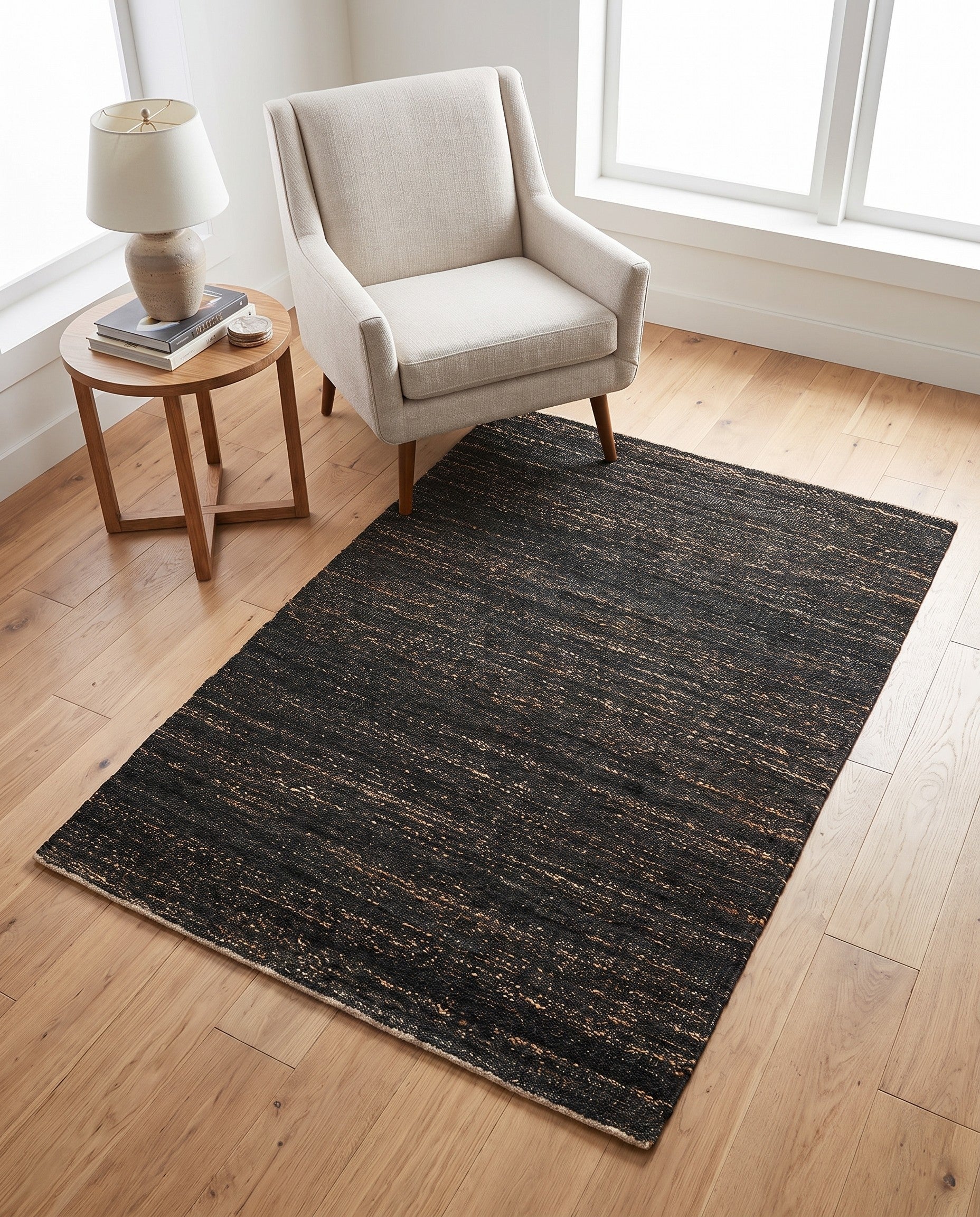 4' 1 x 6' 1 Hand Woven Palm Beach Jute Rug