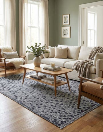 5' 2 x 8' 6 Hand Knotted Darya Wool Rug