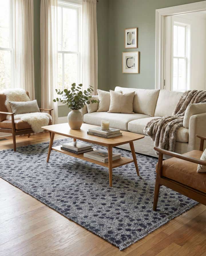 5' 2 x 8' 6 Hand Knotted Darya Wool Rug