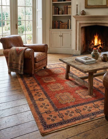 3' 4 x 5' 11 Kashkuli Wool Rug