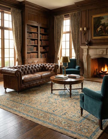 9' 9 x 12' 10 Hand Knotted Farahan Persian Wool Rug