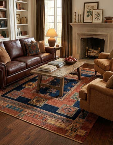 5' x 6' 6 Luribaft Wool Rug