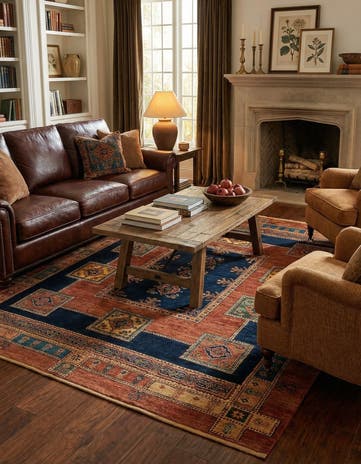 5' x 6' 6 Luribaft Wool Rug