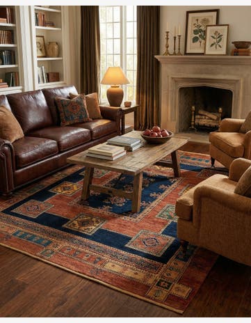 5' x 6' 6 Luribaft Wool Rug