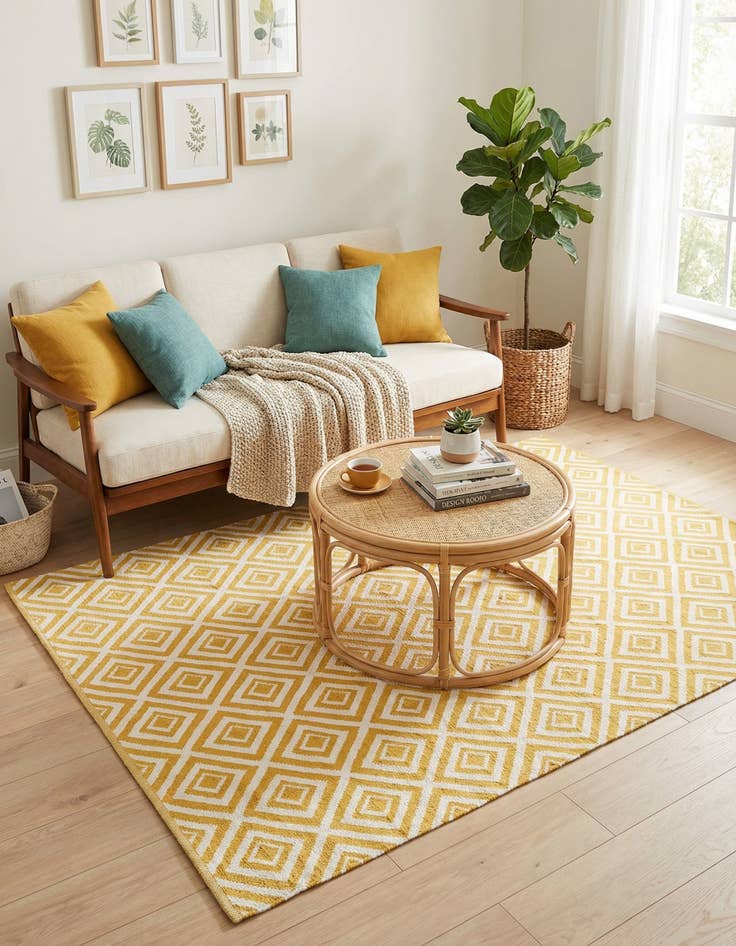 Detail image of  5' 3 x 8' Sabrina Soto Casa Havana Rug