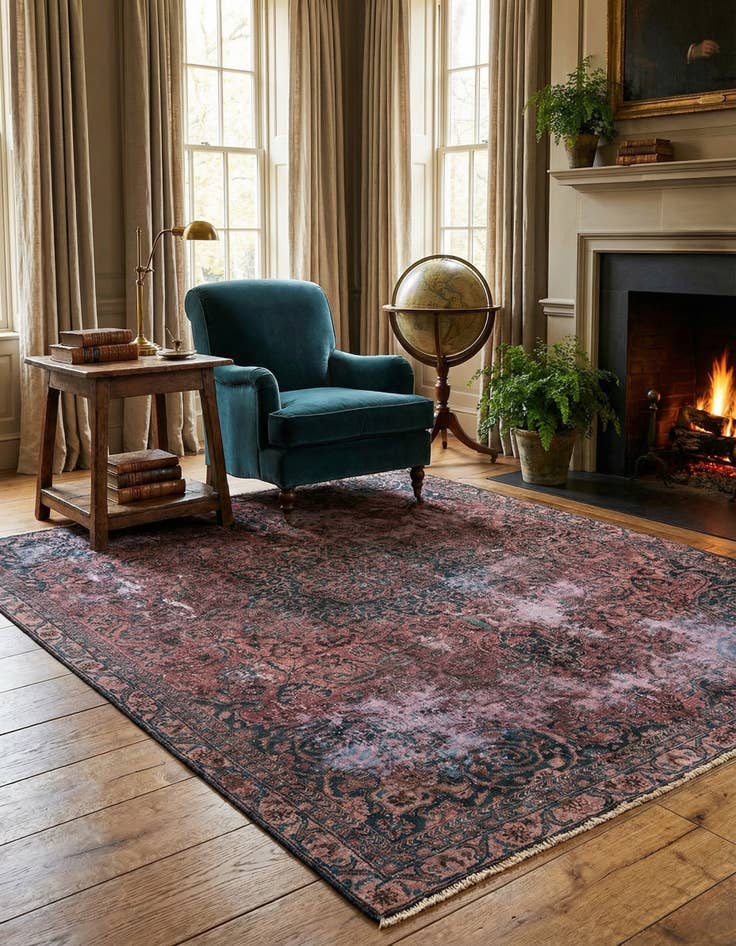 Detail image of 7' 3 x 8' 11 Vintage Rug