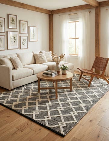 5' 1 x 8' Hand Knotted Jill Zarin Dorset Rug