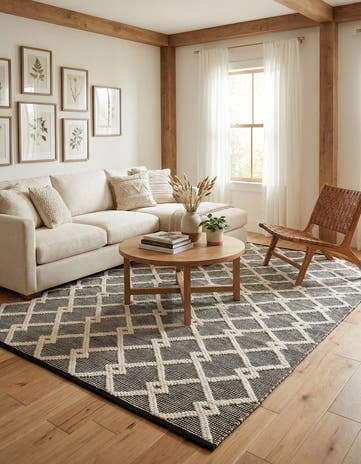 5' 1 x 8' Hand Knotted Jill Zarin Dorset Rug