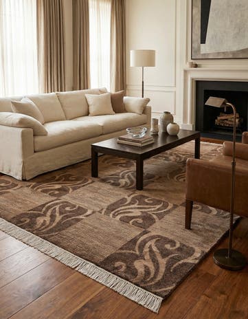 5' 9 x 7' 10 Hand Knotted Darya Wool Rug