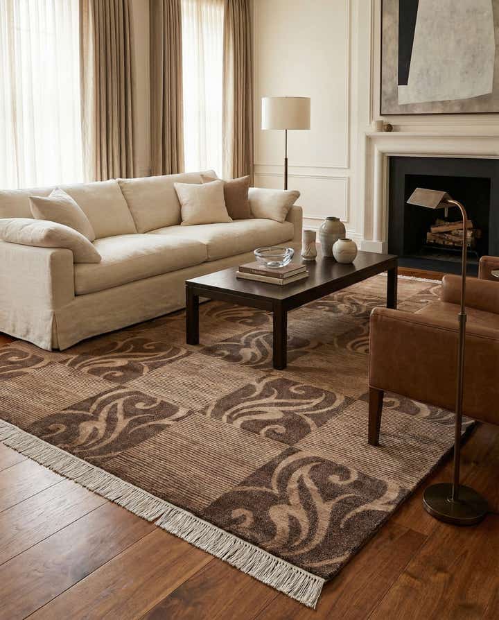 5' 9 x 7' 10 Hand Knotted Darya Wool Rug