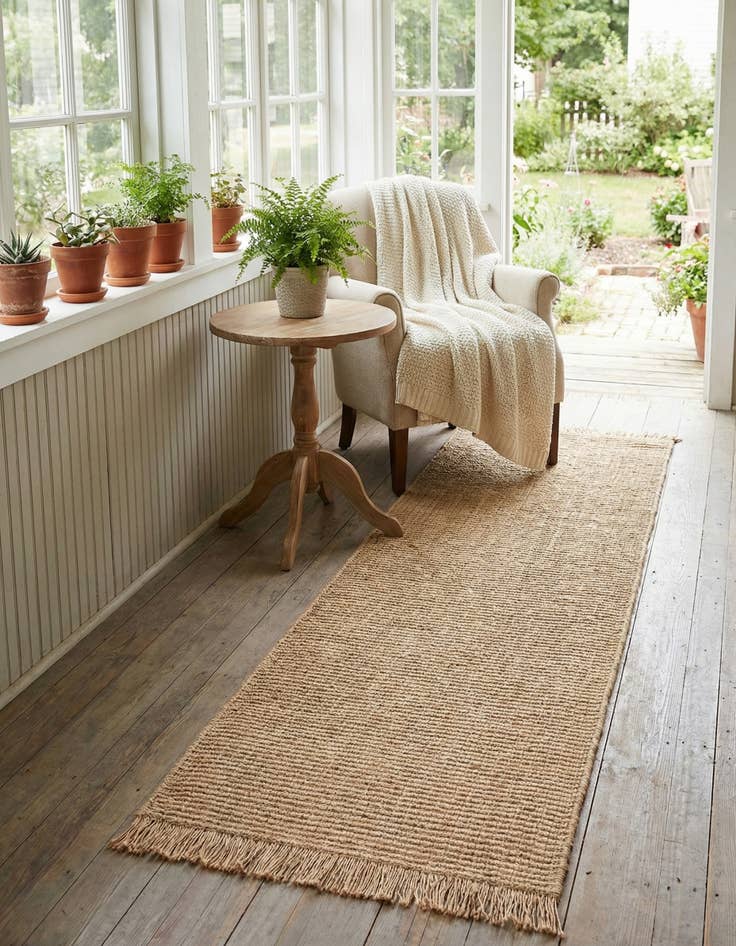 Detail image of 2' x 6' 1 Cottage Farm Runner Rug