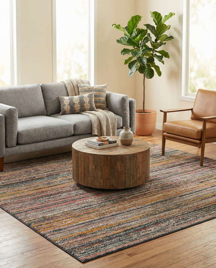 7' 10 x 7' 10 Gemstone Square Rug