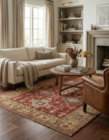 5' 6 x 7' 6 Hand Knotted Kazak Oriental Rug