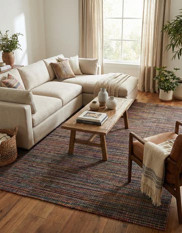 7' 10 x 9' 10 Hand Knotted Moroccan Wool Rug