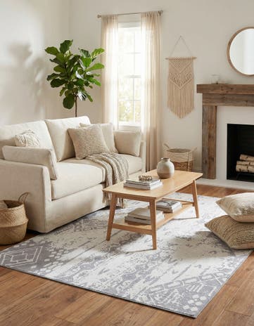 5' 3 x 7' 7 Washable Timeless Rug