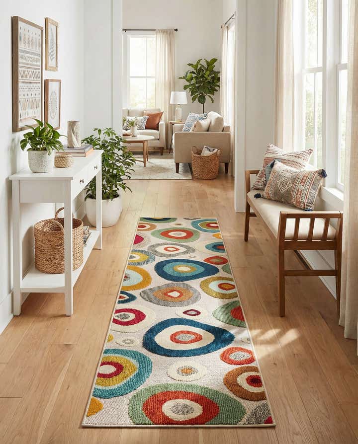 2' x 8' Easy-Clean Casablanca Indoor / Outdoor Runner Rug