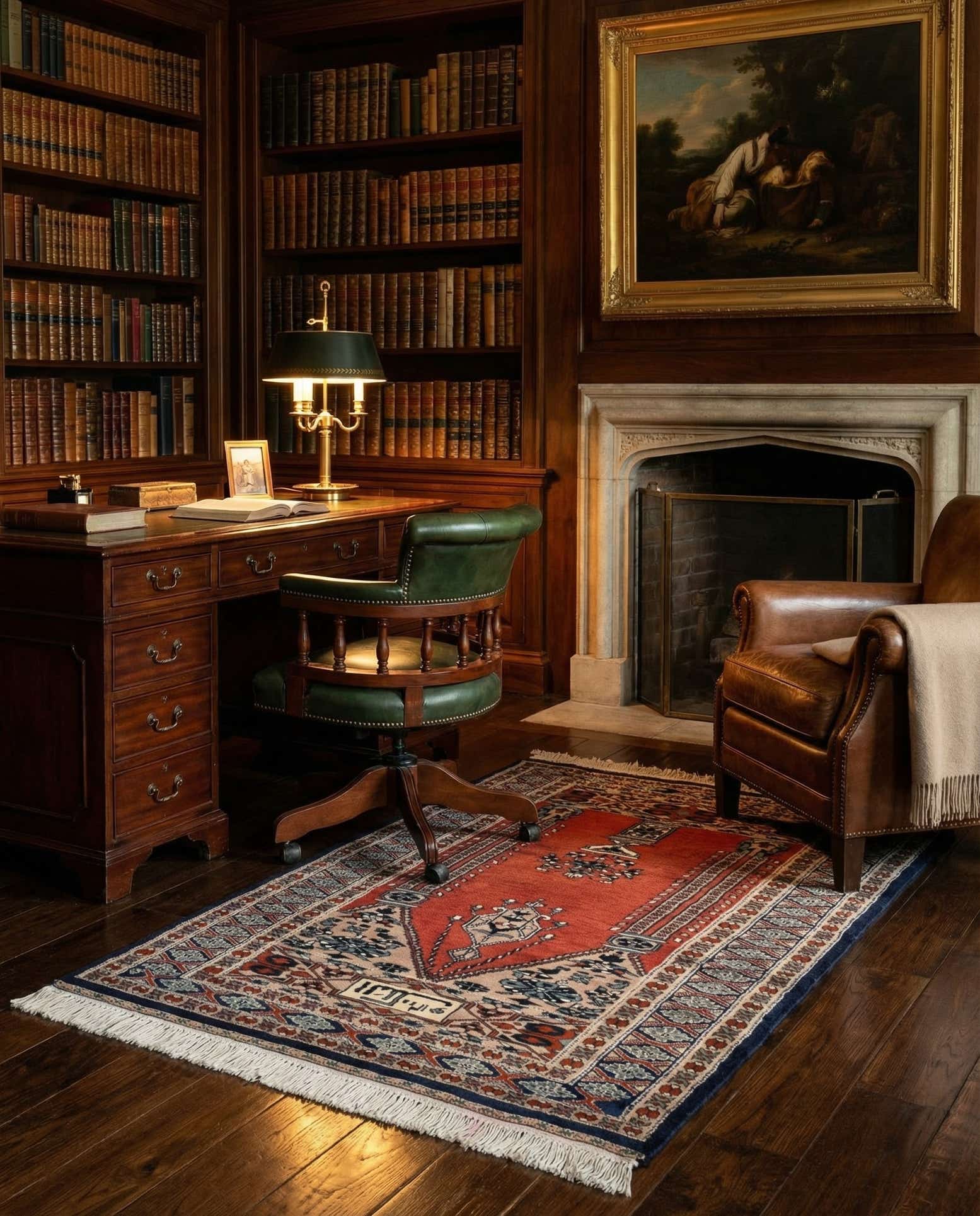 2' 8 x 4' 6 Hand Knotted Bokhara Oriental Wool Rug