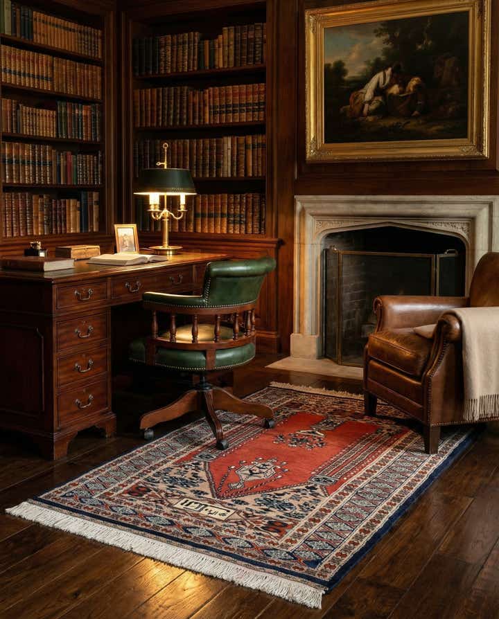 2' 8 x 4' 6 Hand Knotted Bokhara Oriental Wool Rug