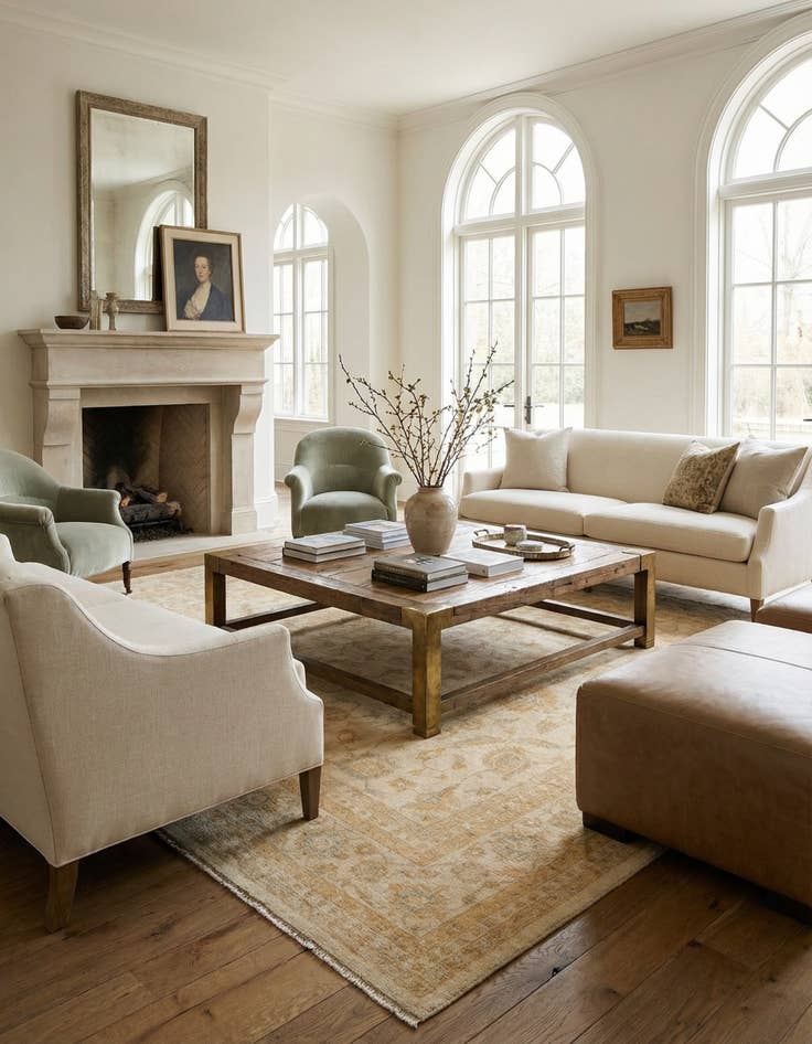 Detail image of 9' 7 x 9' 11 Kaizar Wool Square Rug