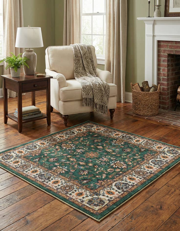 Detail image of  3' 3 x 3' 3 Medina Square Rug