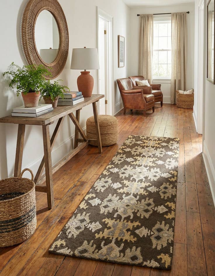 Detail image of 2' 7 x 8' Luna Runner Rug