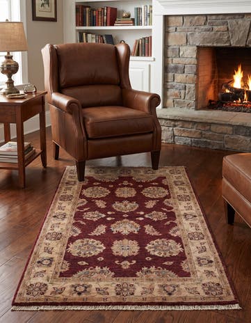 3' x 5' 3 Hand Knotted Ziegler Rug
