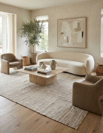 8' 3 x 9' 4 Hand Woven Kilim Modern Wool Rug