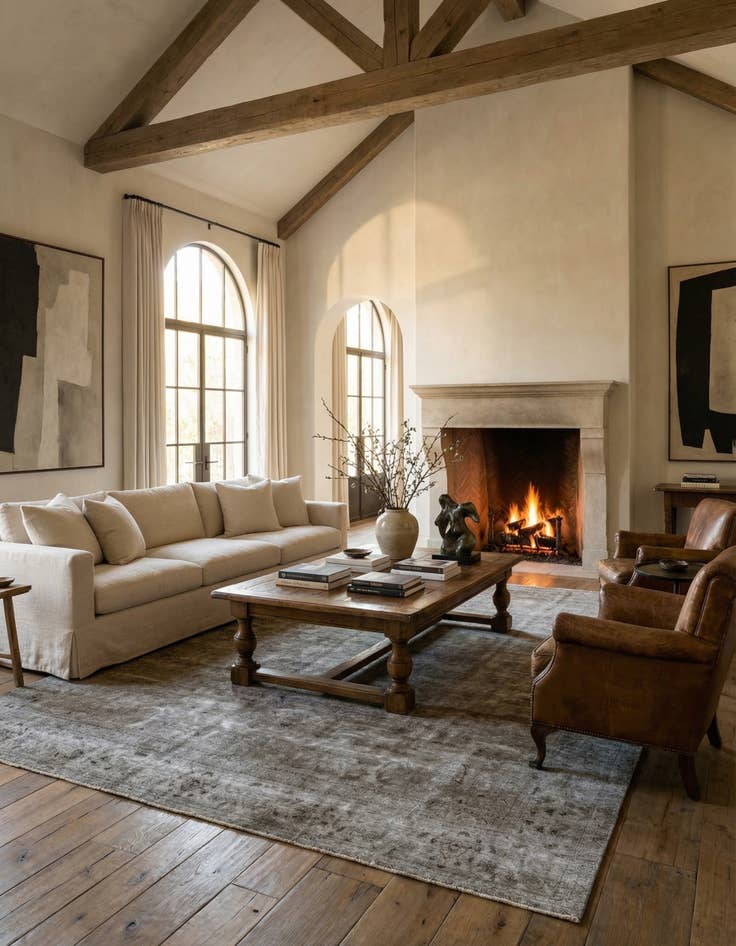 Detail image of 9' 10 x 13'  Hand Knotted Ultra Vintage Persian Wool Rug