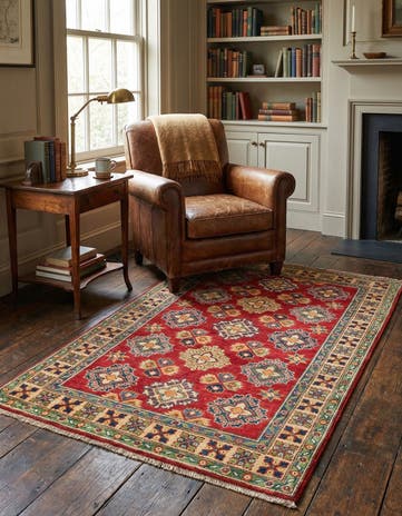 3' 3 x 5' 1 Hand Knotted Kazak Rug