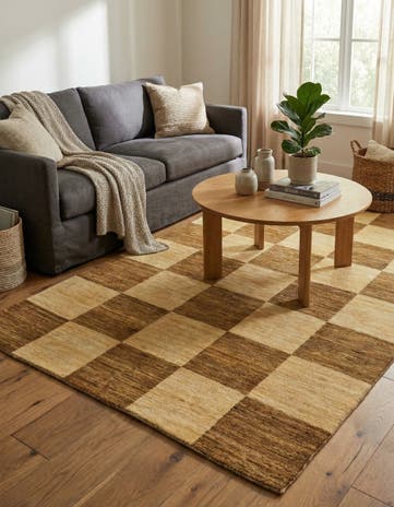 4' 2 x 6' 5 Hand Knotted Modern Ziegler Oriental Rug