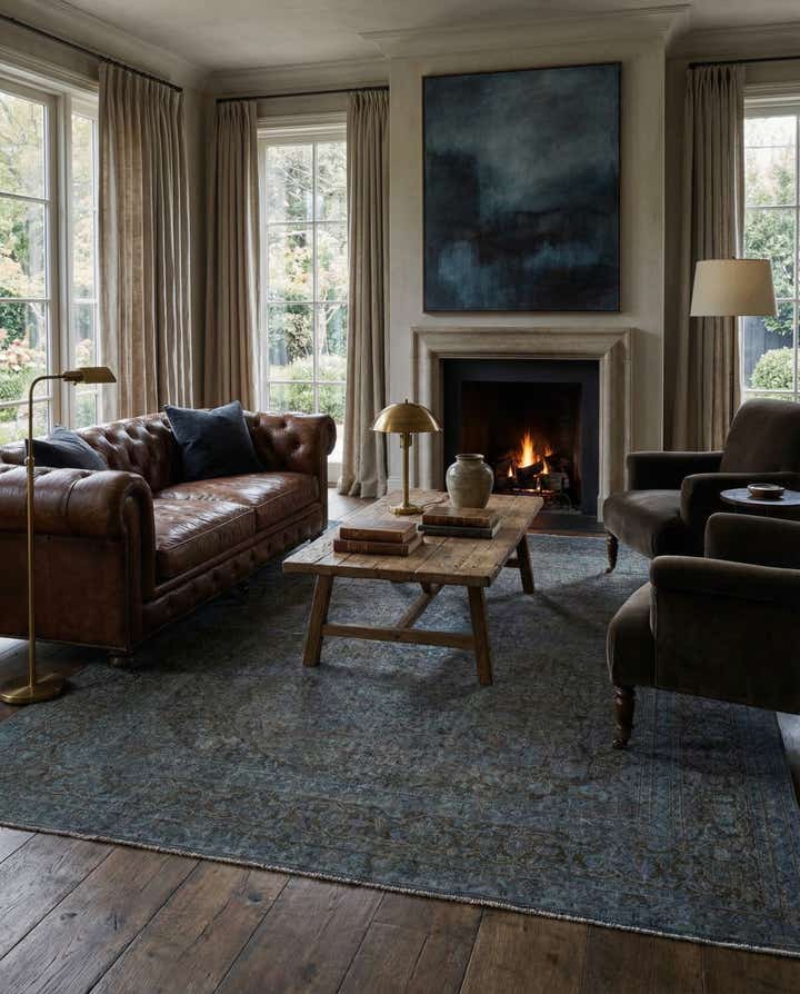 9' 6 x 12' 4 Hand Knotted Ultra Vintage Persian Wool Rug