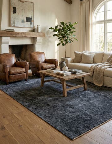 6' 11 x 10' 7 Hand Knotted Ultra Vintage Persian Wool Rug