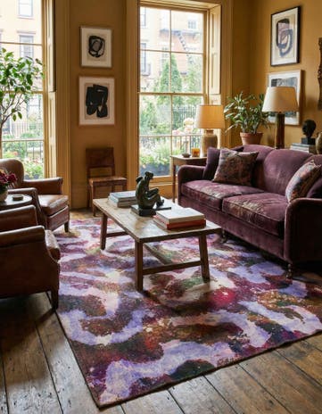 7' 6 x 9' 5 Hand Knotted Ultra Vintage Persian Wool Rug