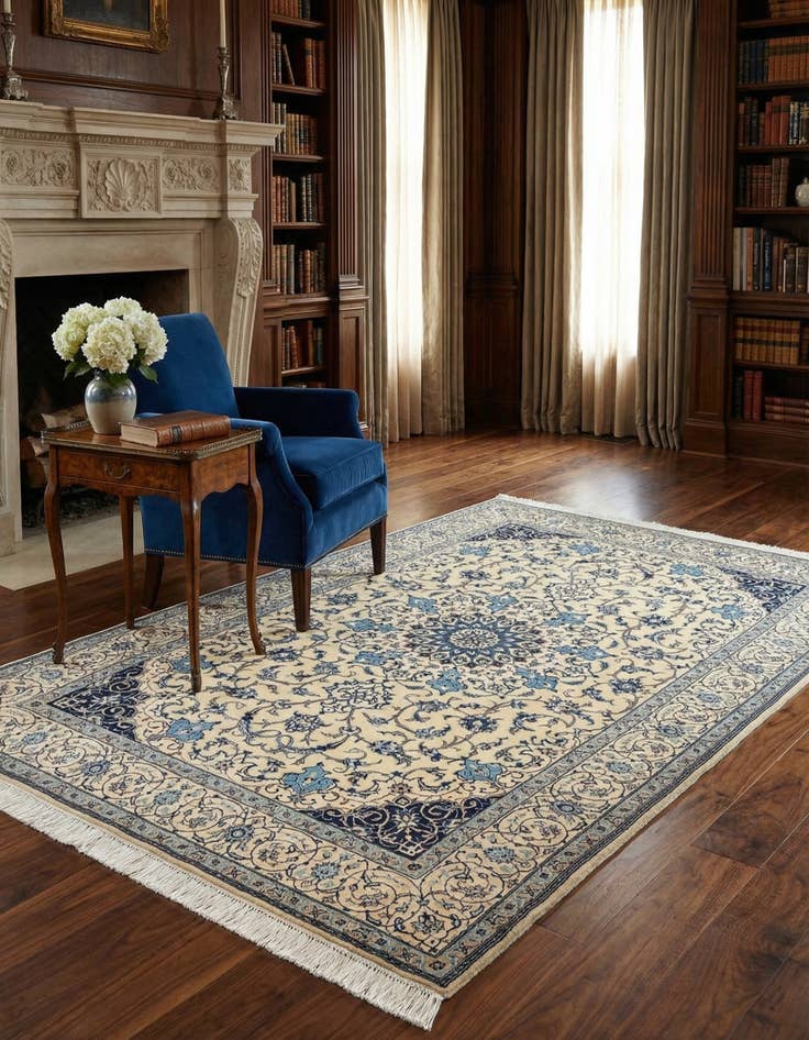 Detail image of 4' 4 x 6' 7 Nain Rug