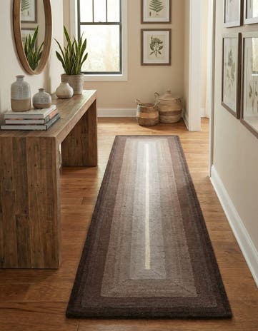 2' 7 x 12' Ombre Wool Runner Rug