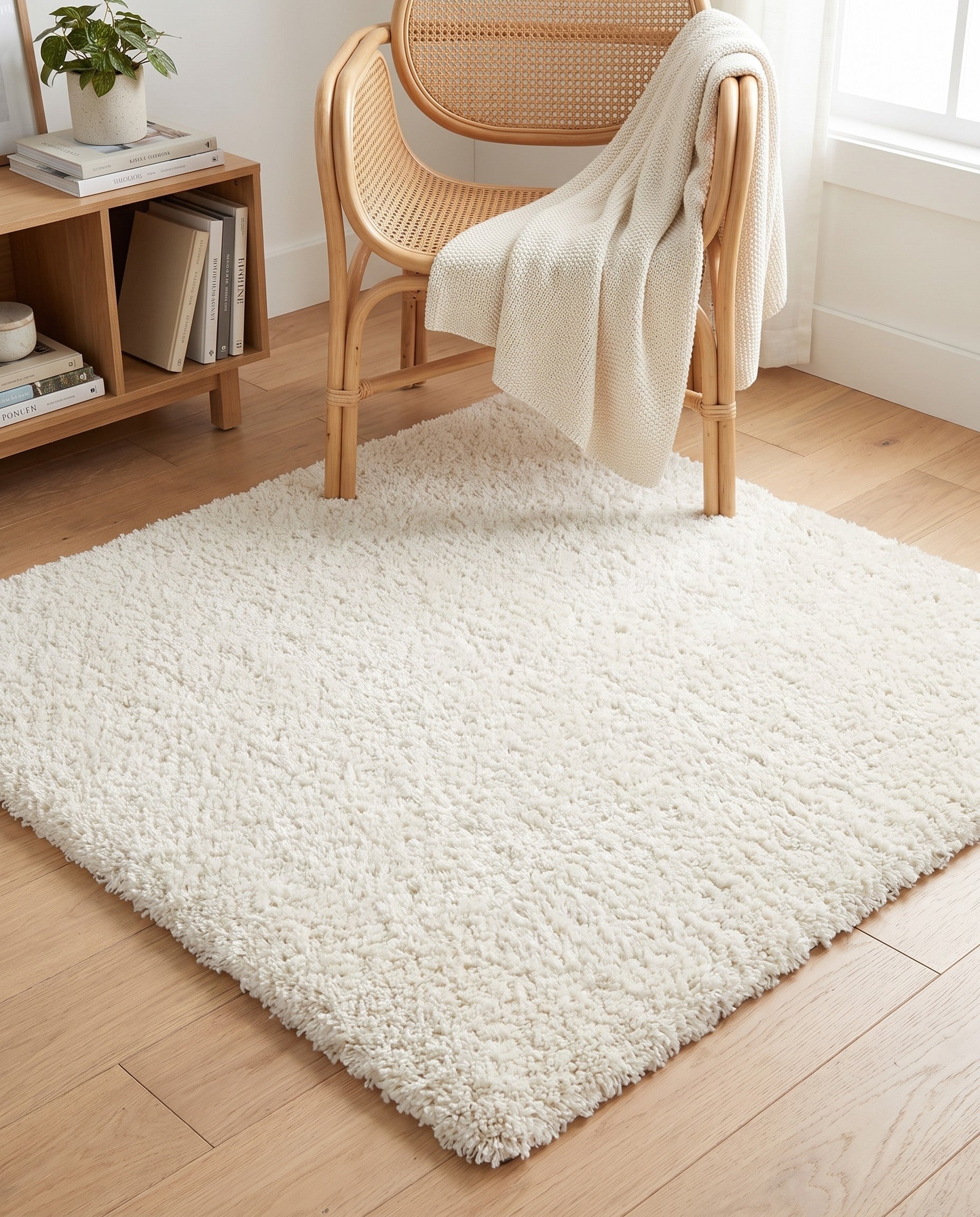 3' x 3' Zermatt Shag Square Rug