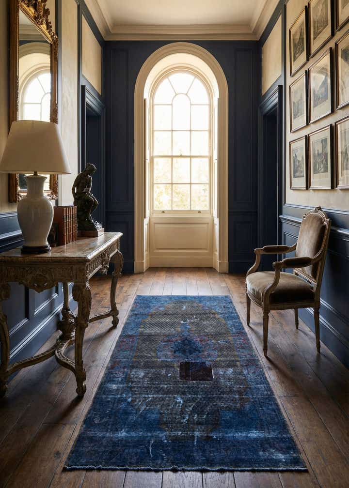 5' x 10' 5 Hand Knotted Ultra Vintage Persian Wool Runner Rug