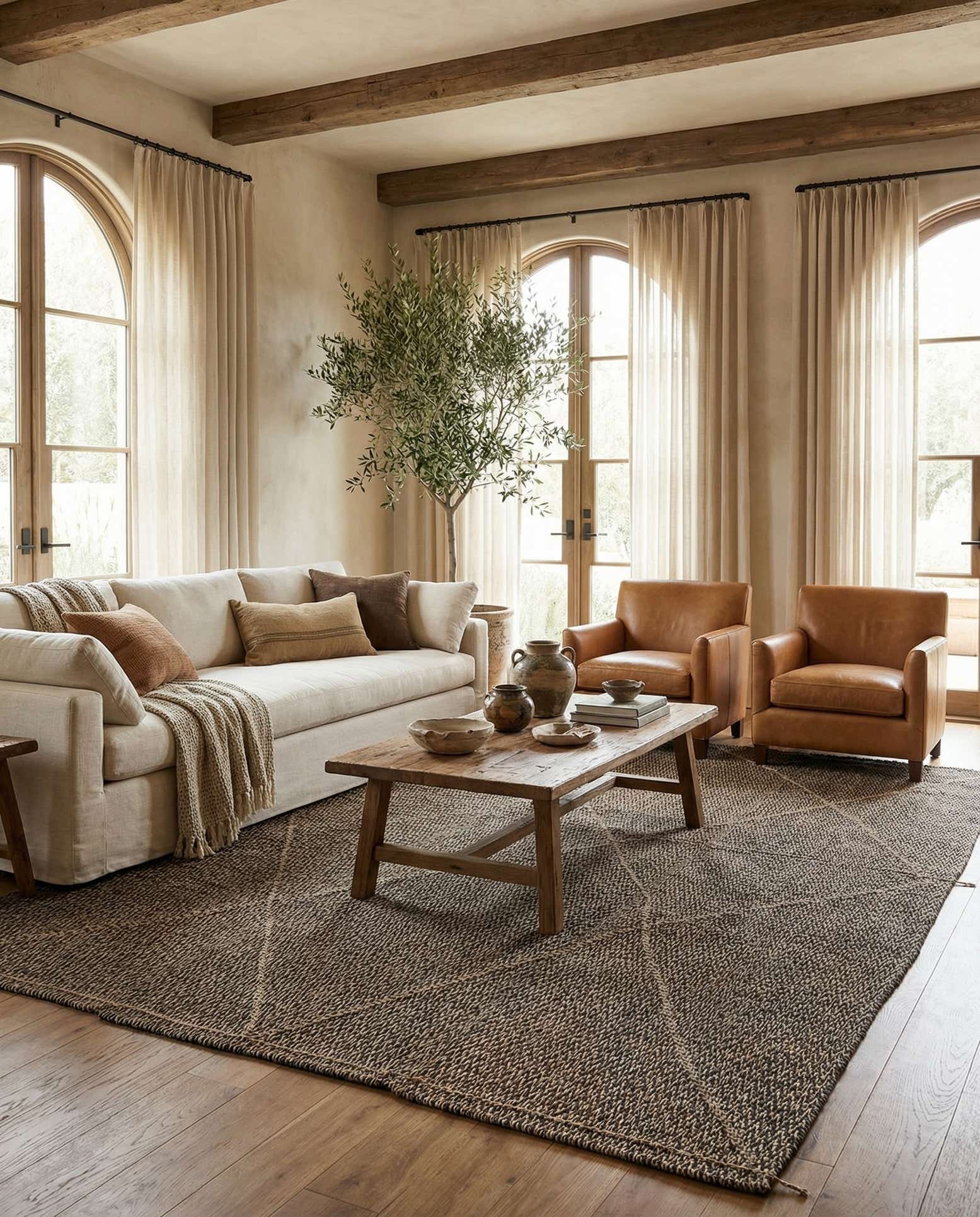 9' 6 x 14' 3 Hand Knotted Moroccan Wool Rug