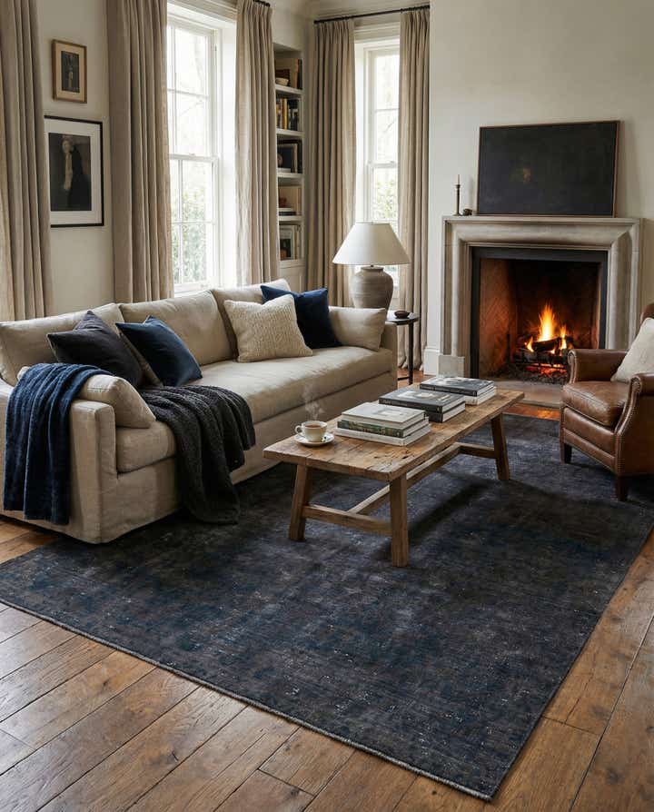 7' 1 x 12' 1 Hand Knotted Ultra Vintage Persian Wool Rug