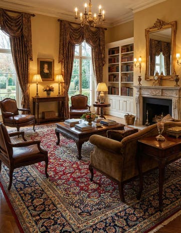 10' 1 x 13' 2 Hand Knotted Isfahan Persian Wool Rug