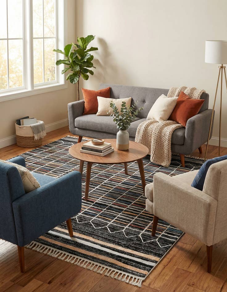 Detail image of 12' x 12' Aramis Square Rug