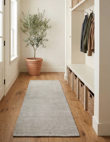 2' x 5' 1 Hand Woven Jill Zarin English Manor Farmhouse Wool Runner Rug